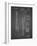 PP35 Black Grid-Borders Cole-Framed Giclee Print