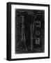 PP35 Black Grunge-Borders Cole-Framed Giclee Print