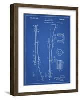 PP35 Blueprint-Borders Cole-Framed Giclee Print