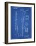 PP35 Blueprint-Borders Cole-Framed Giclee Print