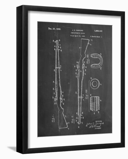 PP35 Chalkboard-Borders Cole-Framed Giclee Print