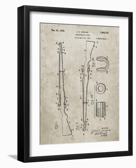 PP35 Sandstone-Borders Cole-Framed Giclee Print