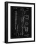 PP35 Vintage Black-Borders Cole-Framed Giclee Print