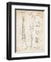 PP35 Vintage Parchment-Borders Cole-Framed Giclee Print