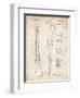 PP35 Vintage Parchment-Borders Cole-Framed Giclee Print