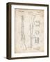 PP35 Vintage Parchment-Borders Cole-Framed Giclee Print