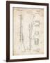 PP35 Vintage Parchment-Borders Cole-Framed Giclee Print