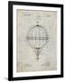 PP36 Antique Grid Parchment-Borders Cole-Framed Giclee Print