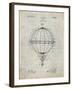 PP36 Antique Grid Parchment-Borders Cole-Framed Giclee Print
