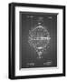 PP36 Black Grid-Borders Cole-Framed Giclee Print