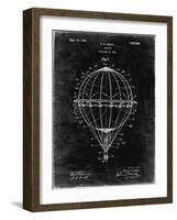 PP36 Black Grunge-Borders Cole-Framed Giclee Print