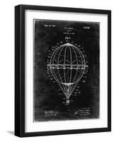 PP36 Black Grunge-Borders Cole-Framed Giclee Print