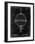 PP36 Black Grunge-Borders Cole-Framed Giclee Print