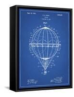 PP36 Blueprint-Borders Cole-Framed Stretched Canvas