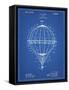 PP36 Blueprint-Borders Cole-Framed Stretched Canvas