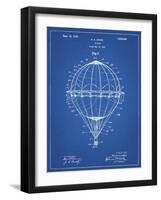 PP36 Blueprint-Borders Cole-Framed Giclee Print