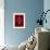 PP36 Burgundy-Borders Cole-Framed Giclee Print displayed on a wall