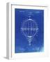 PP36 Faded Blueprint-Borders Cole-Framed Giclee Print