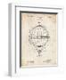 PP36 Vintage Parchment-Borders Cole-Framed Giclee Print