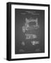 PP37 Black Grid-Borders Cole-Framed Giclee Print