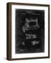 PP37 Black Grunge-Borders Cole-Framed Giclee Print