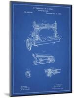 PP37 Blueprint-Borders Cole-Mounted Giclee Print