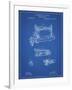 PP37 Blueprint-Borders Cole-Framed Giclee Print