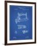 PP37 Blueprint-Borders Cole-Framed Giclee Print