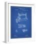PP37 Blueprint-Borders Cole-Framed Giclee Print