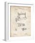 PP37 Vintage Parchment-Borders Cole-Framed Giclee Print