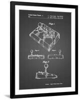 PP374-Black Grid Nintendo Joystick Patent Poster-Cole Borders-Framed Giclee Print