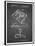 PP374-Black Grid Nintendo Joystick Patent Poster-Cole Borders-Framed Premium Giclee Print