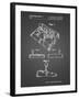 PP374-Black Grid Nintendo Joystick Patent Poster-Cole Borders-Framed Giclee Print