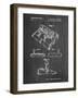 PP374-Chalkboard Nintendo Joystick Patent Poster-Cole Borders-Framed Giclee Print