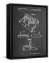 PP374-Chalkboard Nintendo Joystick Patent Poster-Cole Borders-Framed Stretched Canvas