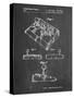 PP374-Chalkboard Nintendo Joystick Patent Poster-Cole Borders-Stretched Canvas