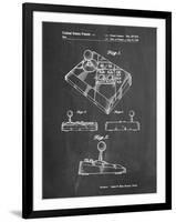 PP374-Chalkboard Nintendo Joystick Patent Poster-Cole Borders-Framed Giclee Print