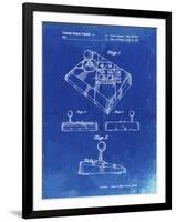 PP374-Faded Blueprint Nintendo Joystick Patent Poster-Cole Borders-Framed Giclee Print