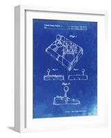 PP374-Faded Blueprint Nintendo Joystick Patent Poster-Cole Borders-Framed Giclee Print