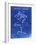 PP374-Faded Blueprint Nintendo Joystick Patent Poster-Cole Borders-Framed Giclee Print
