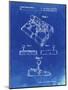 PP374-Faded Blueprint Nintendo Joystick Patent Poster-Cole Borders-Mounted Giclee Print