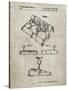 PP374-Sandstone Nintendo Joystick Patent Poster-Cole Borders-Stretched Canvas