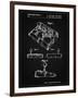 PP374-Vintage Black Nintendo Joystick Patent Poster-Cole Borders-Framed Giclee Print