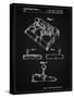 PP374-Vintage Black Nintendo Joystick Patent Poster-Cole Borders-Stretched Canvas