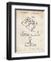 PP374-Vintage Parchment Nintendo Joystick Patent Poster-Cole Borders-Framed Premium Giclee Print