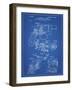 PP375-Blueprint Smith and Wesson Hammerless Pistol 1898 Patent Poster-Cole Borders-Framed Giclee Print