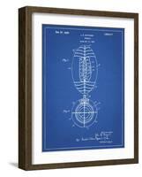 PP379-Blueprint Football Game Ball 1925 Patent Poster-Cole Borders-Framed Giclee Print