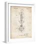 PP379-Vintage Parchment Football Game Ball 1925 Patent Poster-Cole Borders-Framed Giclee Print