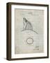 PP38 Antique Grid Parchment-Borders Cole-Framed Giclee Print