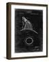 PP38 Black Grunge-Borders Cole-Framed Giclee Print
